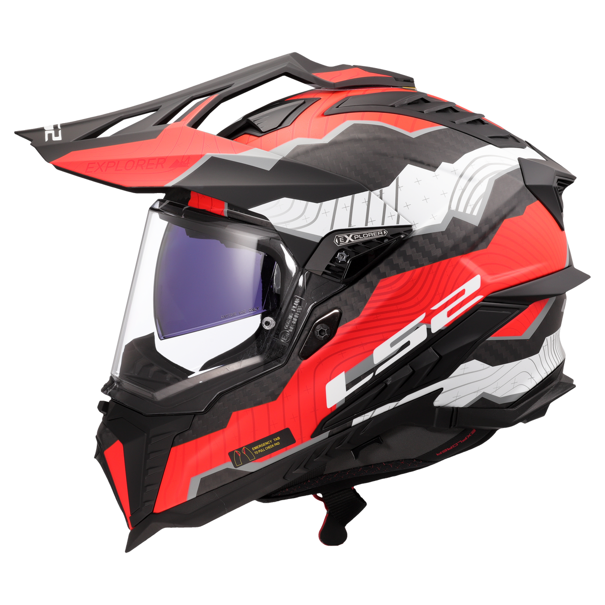 MX701 EXPLORER CARBON TRICK WHITE RED-06
