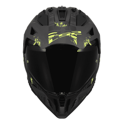 MX436 PIONEER II CRAZY MATT BLACK H-V YELLOW-06