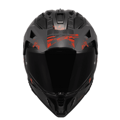 MX436 PIONEER II CRAZY GLOSS BLACK RED-06