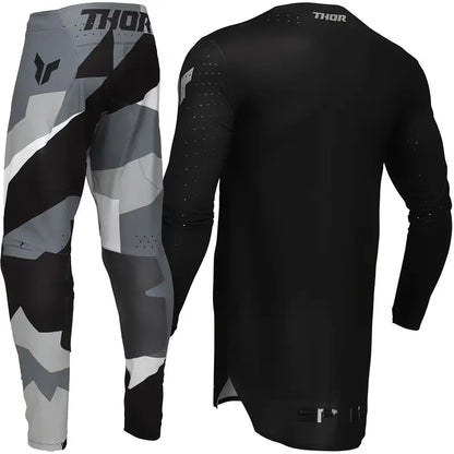THOR NEW 2025 SPORTMODE BRAVE BLACK GEAR | MX JERSEY SET (PRE ORDERS)