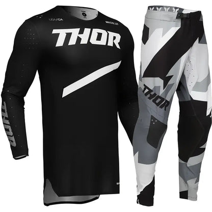 THOR NEW 2025 SPORTMODE BRAVE BLACK GEAR | MX JERSEY SET (PRE ORDERS)