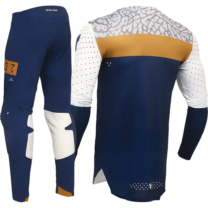 THOR NEW BLUE AND WHITE SPORTS |  MX JERSEY SET (PRE ORDERS)