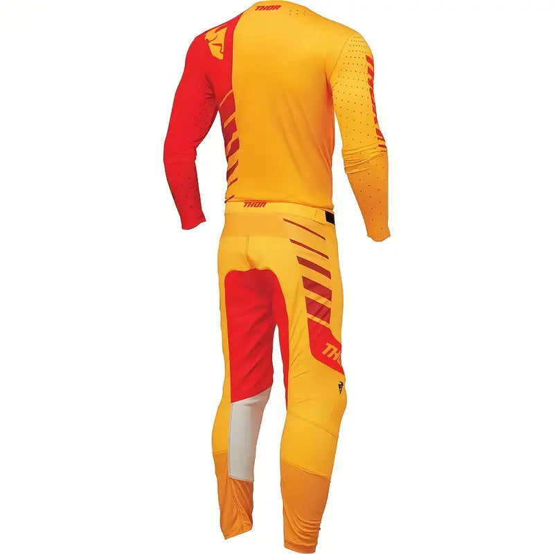 THOR NEW OFF-ROAD MOTORCYCLE ORANGE AND RED | MX JERSEY SET (PRE ORDERS)