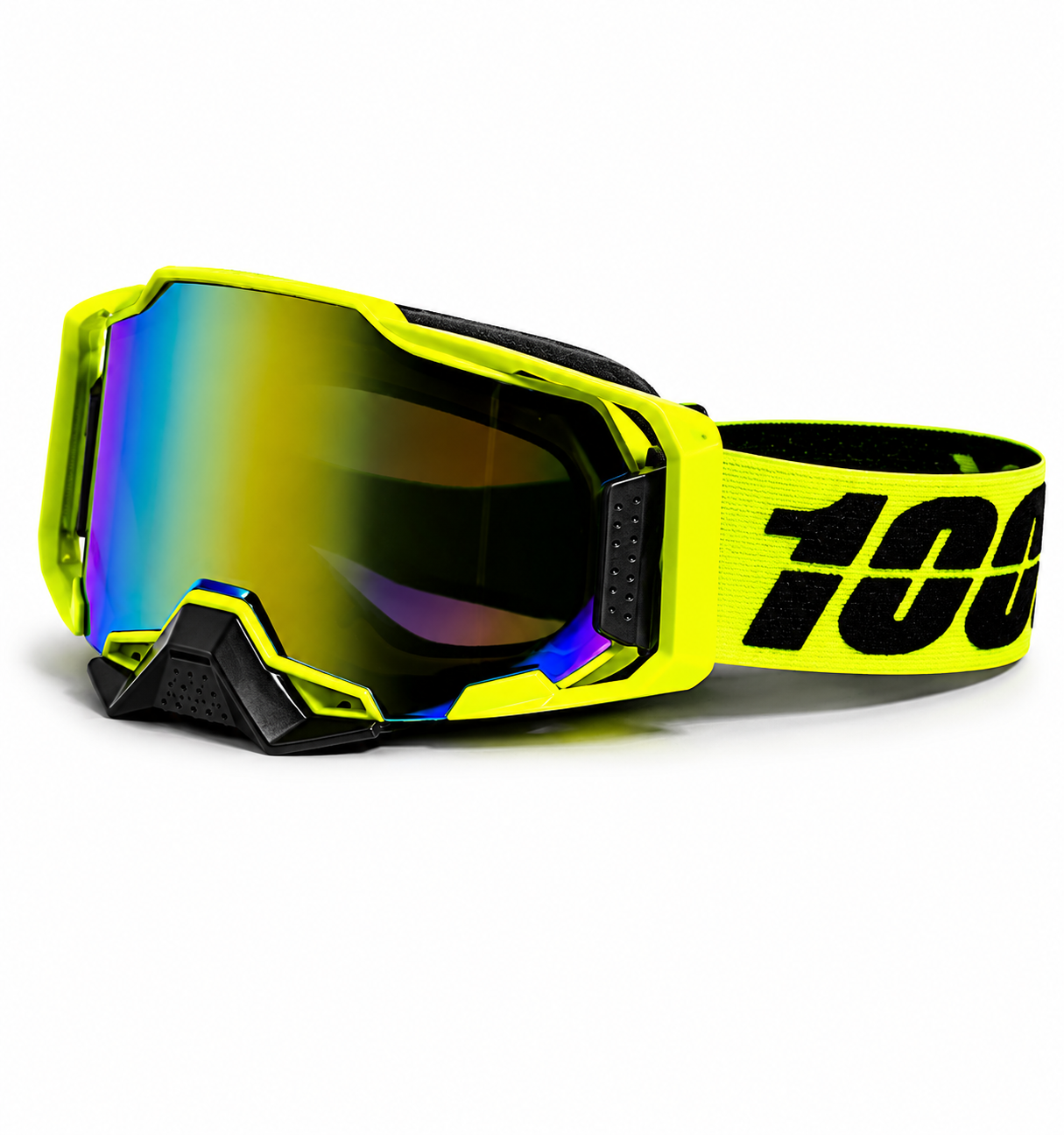 100% ARMEGA GREEN GOGGLES ( GOLDEN LENS ) | MX GOGGLES