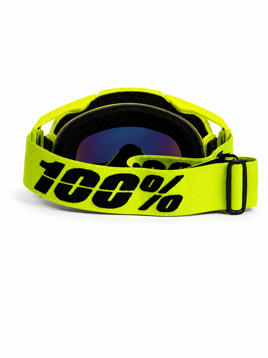 100% ARMEGA WHITE /GREEN GOGGLES ( BLUE LENS) | MX GOGGLES