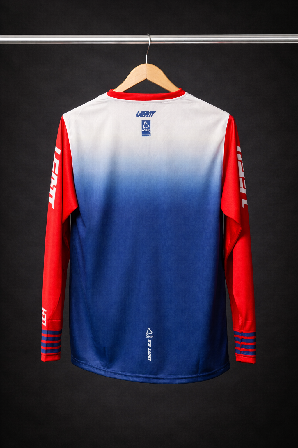 LEATT WHITE BLUE RED | MX JERSEYS