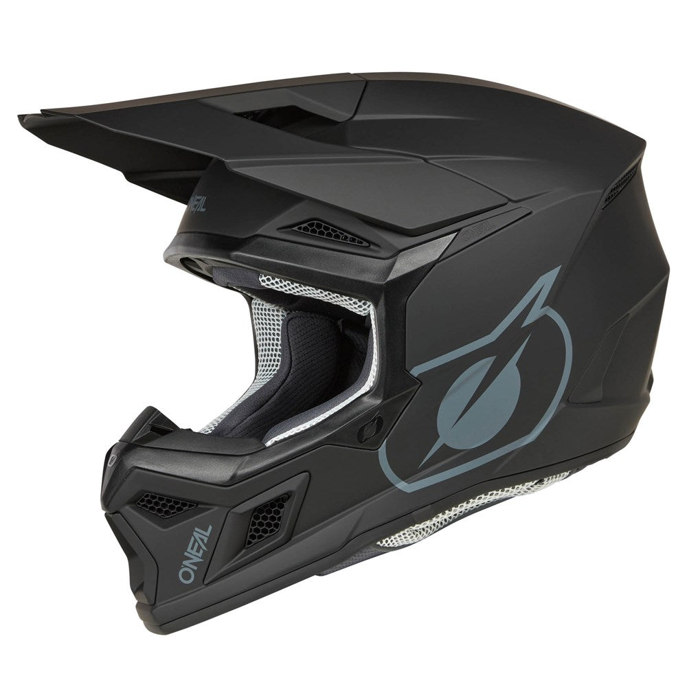 ONEAL 2025 3 SRS SOLID V.24 MATTE BLACK HELMET (PRE-ORDER)