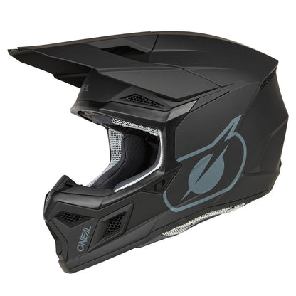 ONEAL 2025 3 SRS SOLID V.24 MATTE BLACK HELMET (PRE-ORDER)