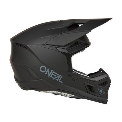 ONEAL 2025 3 SRS SOLID V.24 MATTE BLACK HELMET (PRE-ORDER)