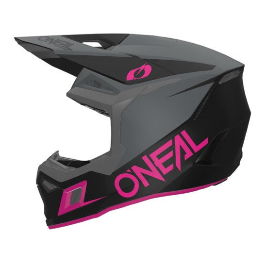 ONEAL 2026 3 SRS SOLID PINKGRAYBLACK HELMET (PRE-ORDER)