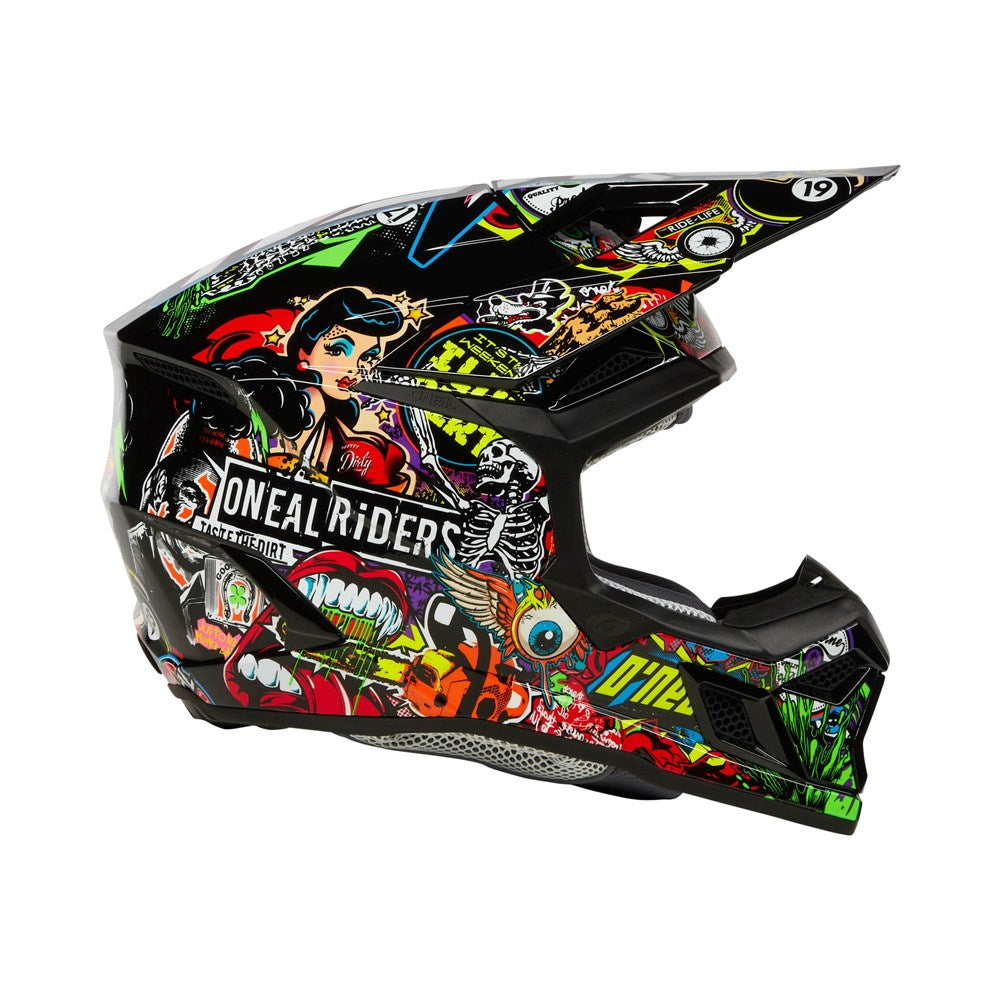 ONEAL 2025 3 SRS CRANK V.24 MATTE MULTI HELMET (PRE-ORDER)