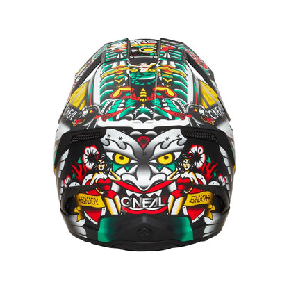 ONEAL 2025 3 SRS INKED V.25 MATTE MULTI YOUTH HELMET (PRE-ORDER)