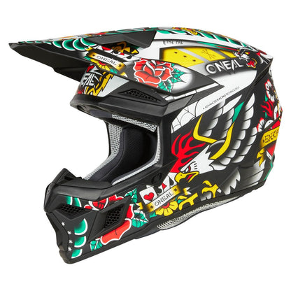 ONEAL 2025 3 SRS INKED V.25 MATTE MULTI HELMET (PRE-ORDER)