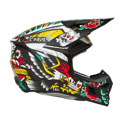 ONEAL 2025 3 SRS INKED V.25 MATTE MULTI HELMET (PRE-ORDER)