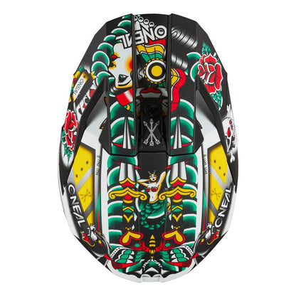 ONEAL 2025 3 SRS INKED V.25 MATTE MULTI HELMET (PRE-ORDER)