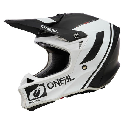 ONEAL 2025 10 SRS FLOW V.23 BLACKWHITE HELMET (PRE-ORDER)