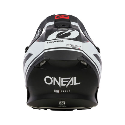 ONEAL 2025 10 SRS FLOW V.23 BLACKWHITE HELMET (PRE-ORDER)