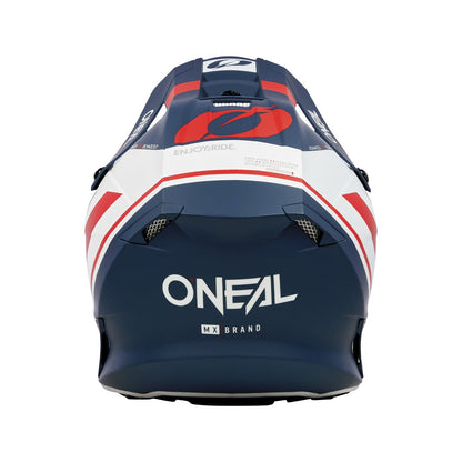 ONEAL 2024 10 SRS FLOW V.23 BLUEWHITERED HELMET (PRE-ORDER)