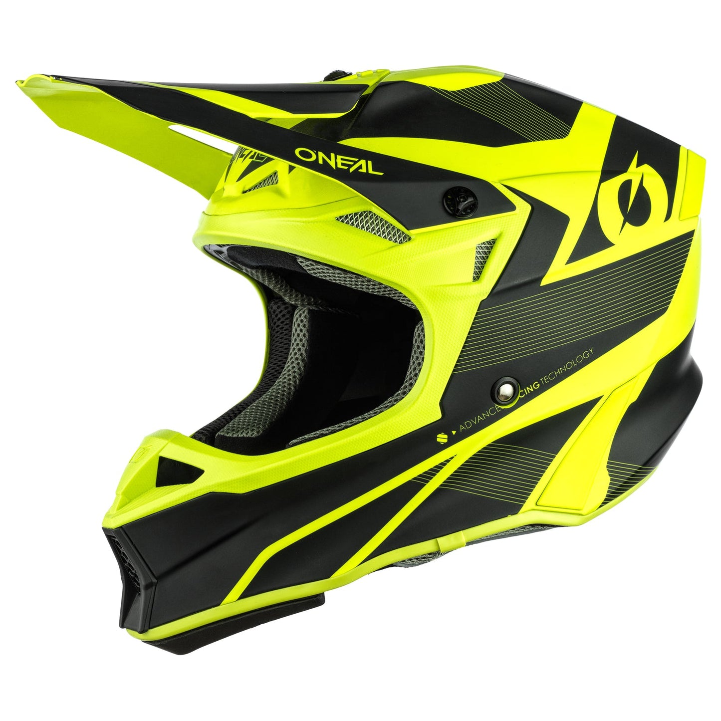 ONEAL 2023 10 SRS COMPACT MATTE BLACKNEON YELLOW HELMET (PRE-ORDER)