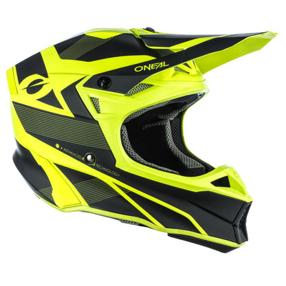 ONEAL 2023 10 SRS COMPACT MATTE BLACKNEON YELLOW HELMET (PRE-ORDER)
