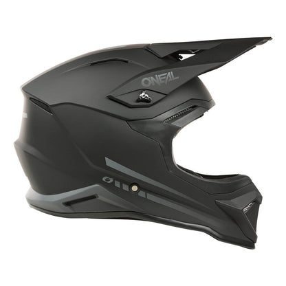 ONEAL 2025 1 SRS SOLID V.25 MATTE BLACK HELMET (PRE-ORDER)