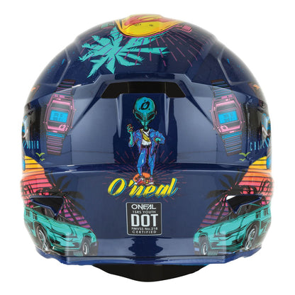 ONEAL 2025 1 SRS REX V.24 GLOSS MULTI YOUTH HELMET (PRE-ORDER)