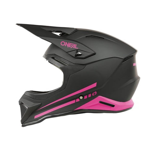 ONEAL 2025 1 SRS SOLID V.25 MATTE BLACKPINK YOUTH HELMET (PRE-ORDER)