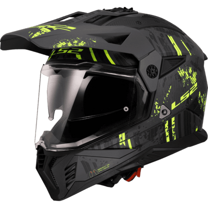 MX436 PIONEER II CRAZY MATT BLACK H-V YELLOW-06