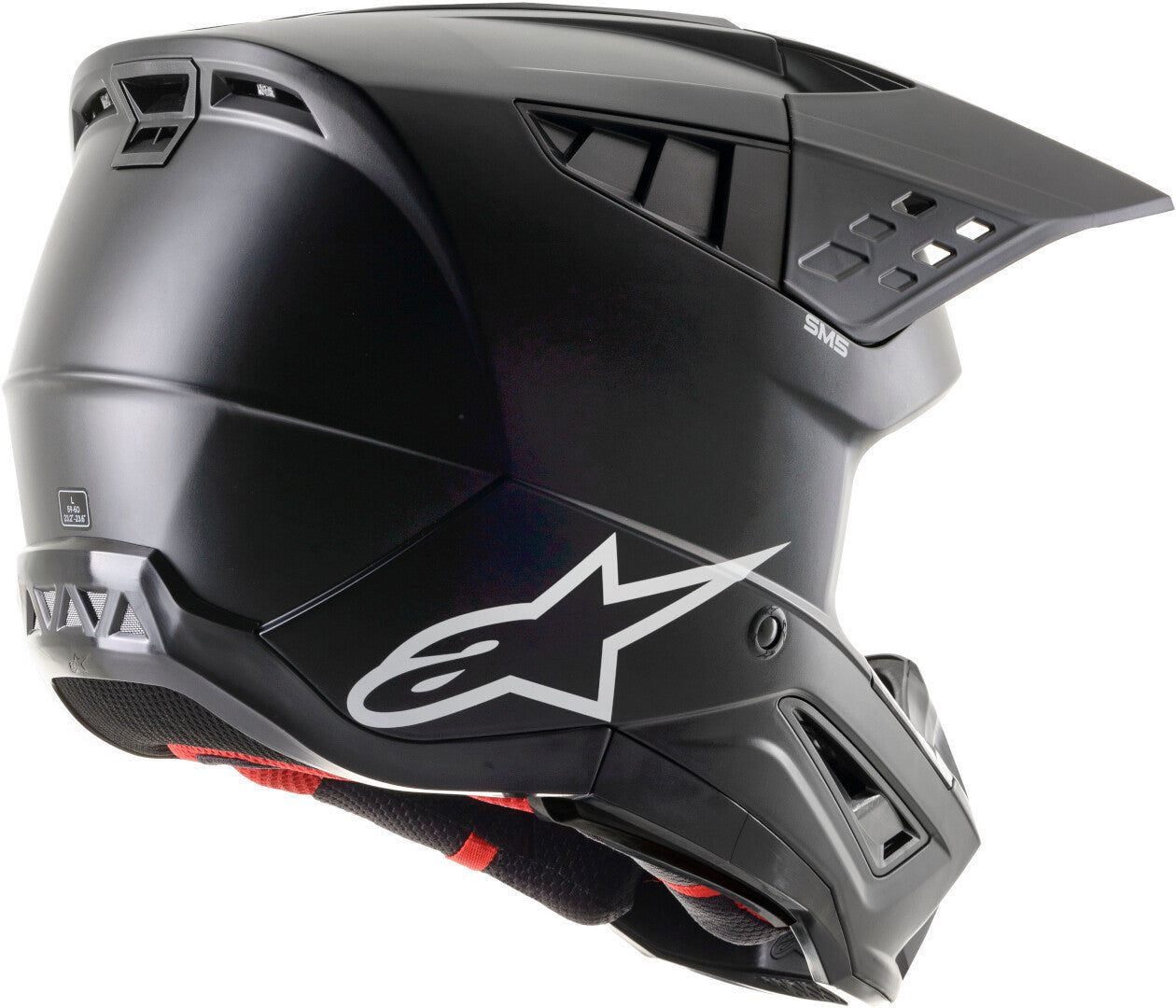 ALPINESTARS SM5 SOLID BLACK MATT M | MX HELMET