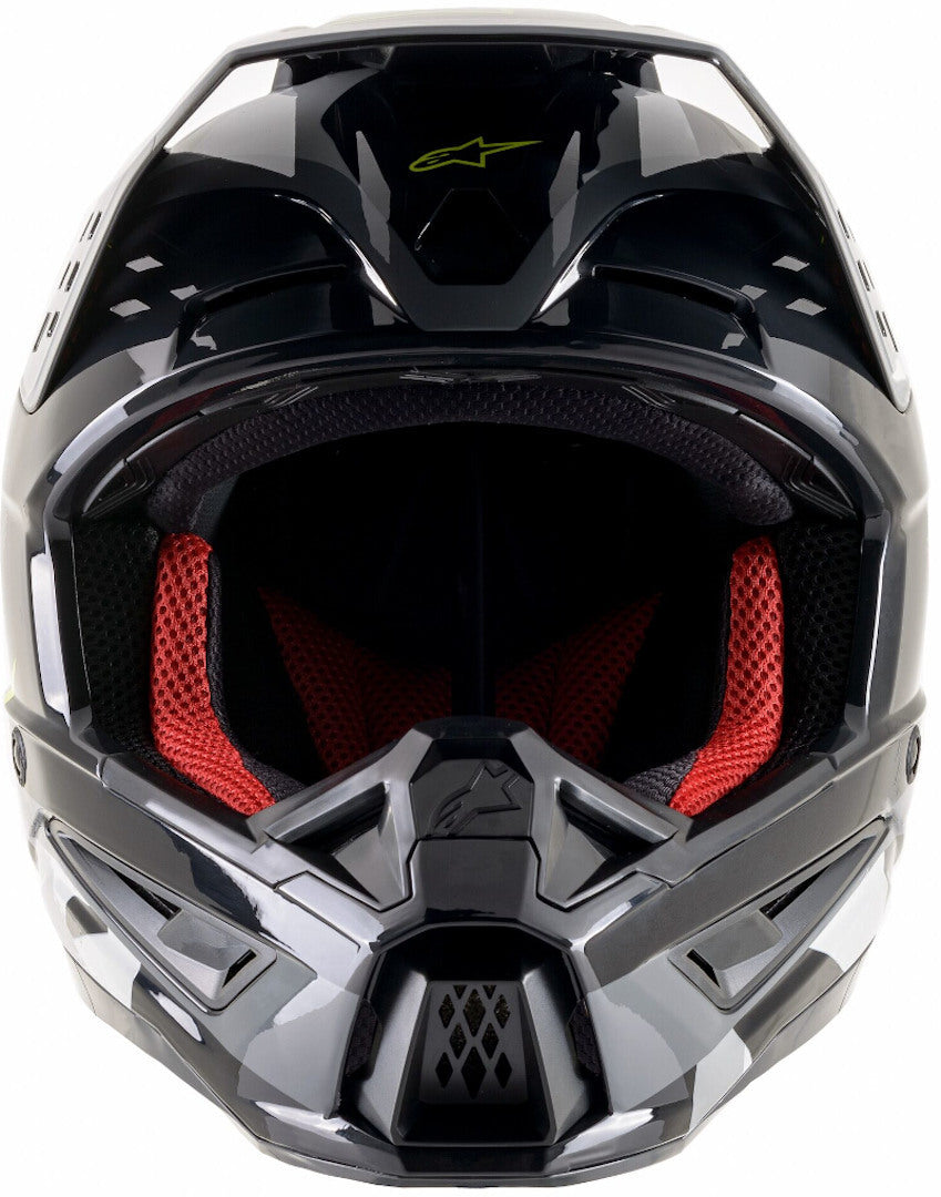 ALPINESTARS SM5 ROVER  BLACK/GREY/GREEN M | MX HELMET