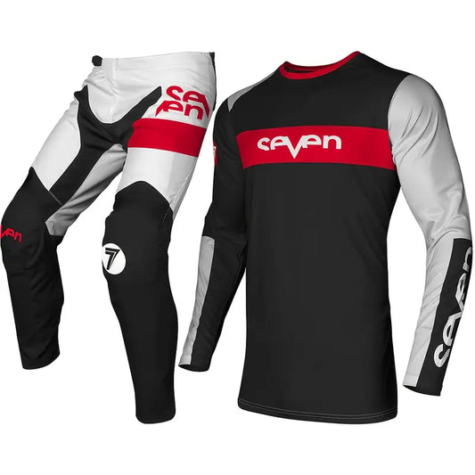 SEVEN 2025 COOL BLACK AND WHITE COLOR | MX JERSEY SET (PRE ORDERS)