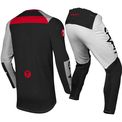SEVEN 2025 COOL BLACK AND WHITE COLOR | MX JERSEY SET (PRE ORDERS)