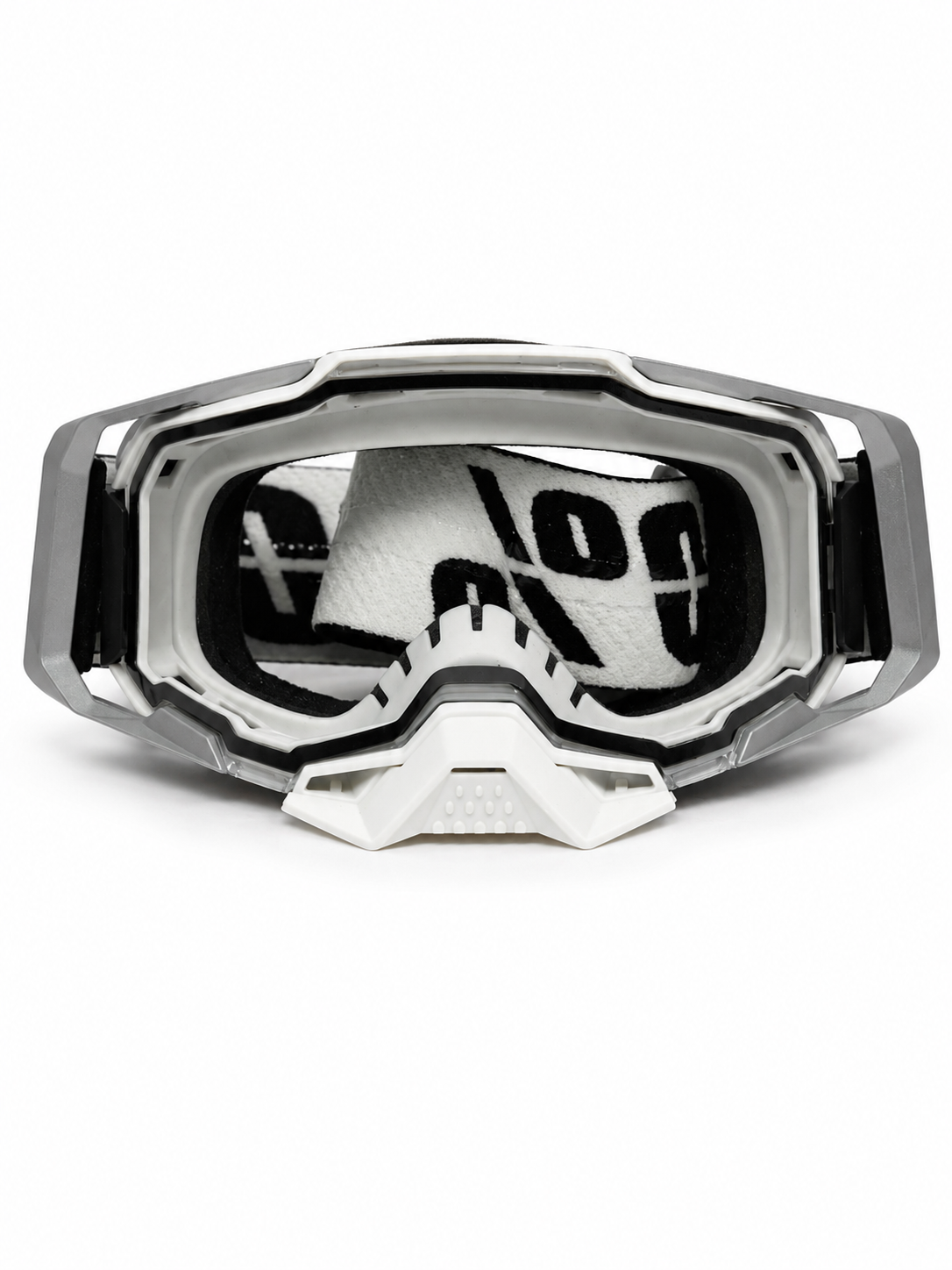 100% ARMEGA SILVER GOGGLES ( CLEAR LENS) | MX GOGGLES
