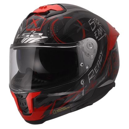 FF320 STREAM II SCRATCHES BLACK RED