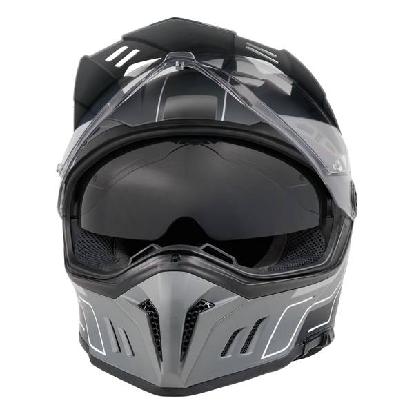 ONEAL SIERRA RS ECHO BLACK GREY ADVENTURE HELMET