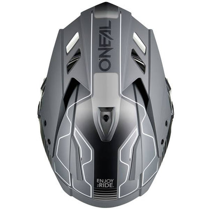 ONEAL SIERRA RS ECHO BLACK GREY ADVENTURE HELMET