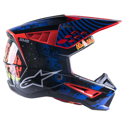 ALPINESTARS SM5 SOLAR FLARE BLACK/RED M | MX HELMET