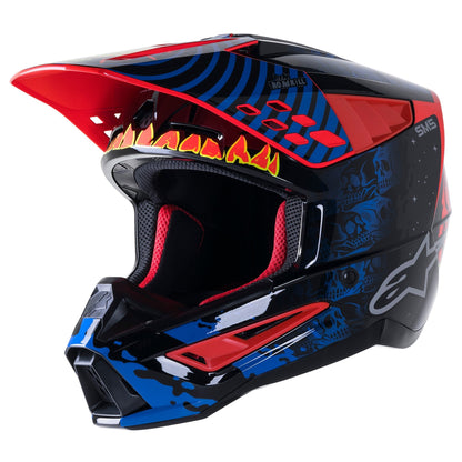 ALPINESTARS SM5 SOLAR FLARE BLACK/RED M | MX HELMET