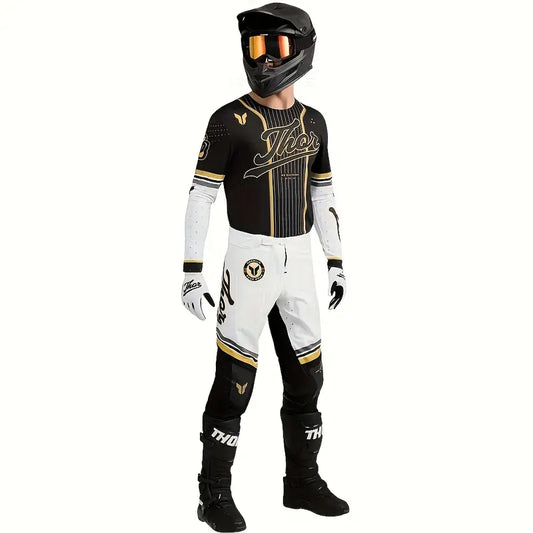 THOR 2025 BLACKYELLOW SPORTMODE | MX JERSEY SET (PRE ORDERS)