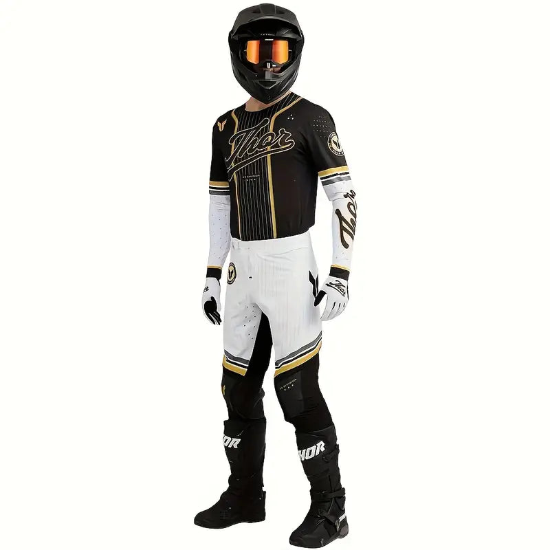 THOR 2025 BLACKYELLOW SPORTMODE | MX JERSEY SET (PRE ORDERS)