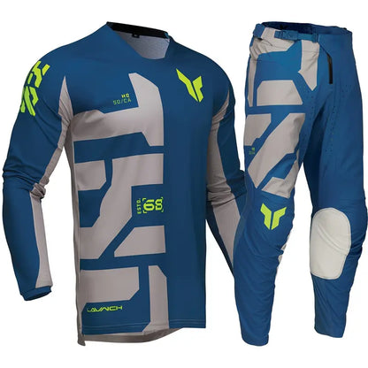 THOR 2025 LAUNCHMODE FORGE BLUE | MX JERSEY SET (PRE ORDERS)