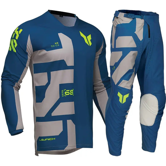 THOR 2025 LAUNCHMODE FORGE BLUE | MX JERSEY SET (PRE ORDERS)