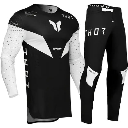 THOR 2025 NEW BLACK | MX JERSEY SET (PRE ORDERS)