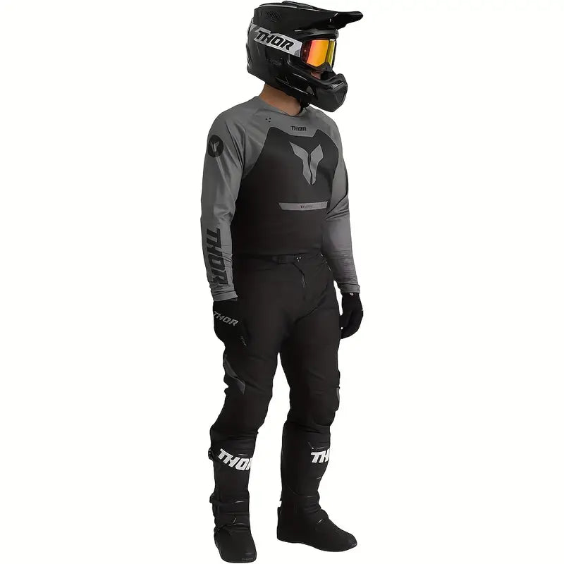 THOR 2025 NEW BLACK RIDEMODE MENACE | MX JERSEY SET (PRE ORDERS)