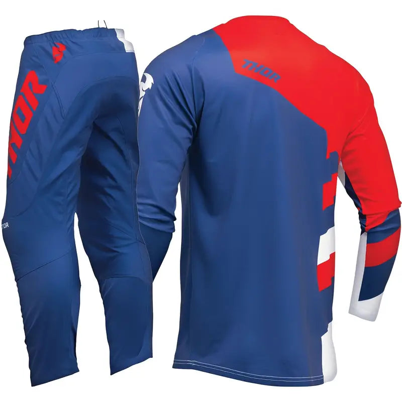 THOR 2025 NEW RED AND BLUE MOTORCYCLE | MX JERSEY SET (PRE ORDERS)