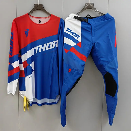 THOR 2025 NEW RED AND BLUE MOTORCYCLE | MX JERSEY SET (PRE ORDERS)