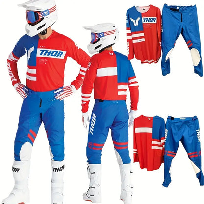 THOR 2025 NEW RED AND BLUE | MX JERSEY SET (PRE ORDERS)