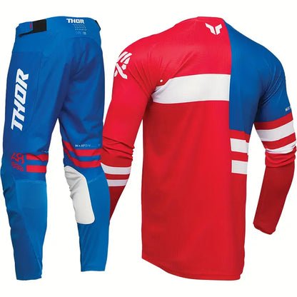 THOR 2025 NEW RED AND BLUE | MX JERSEY SET (PRE ORDERS)