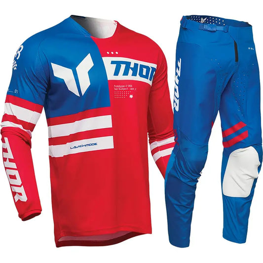 THOR 2025 NEW RED AND BLUE | MX JERSEY SET (PRE ORDERS)