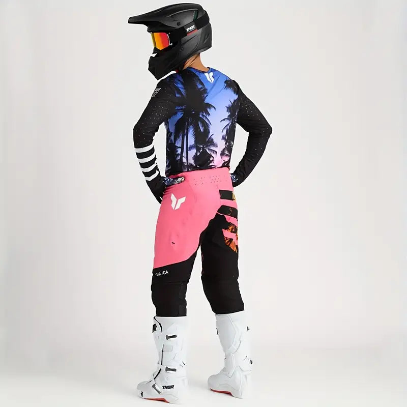 THOR 2025 SPORTMODE SD BLACK GEAR | MX JERSEY SET (PRE ORDERS)